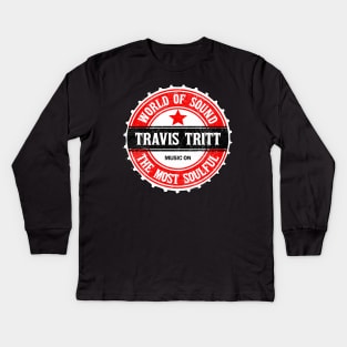 Travis Tritt // Pilsener Beer Kids Long Sleeve T-Shirt